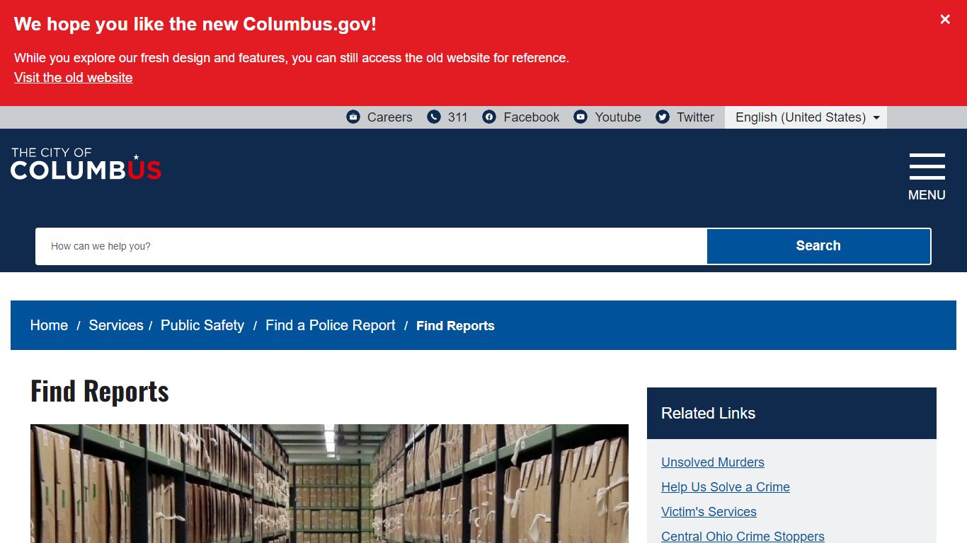 Find Reports - City of Columbus, Ohio